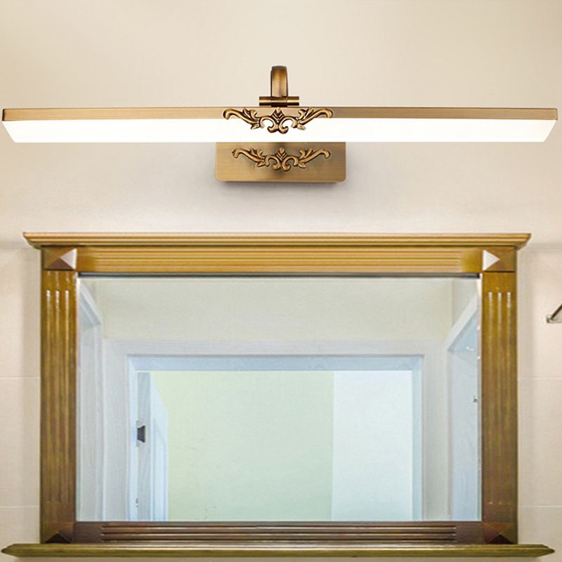 Modern Minimalist Minimalist Lampacefuli di vanità lineari Lampade per il bagno