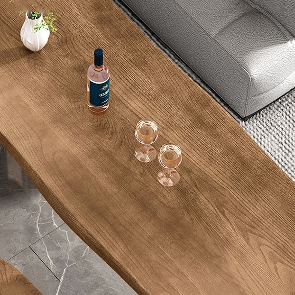 Contemporary Rectangular Bar Table Set 1/2/3 Pcs Solid Wood Bar Table and Stools