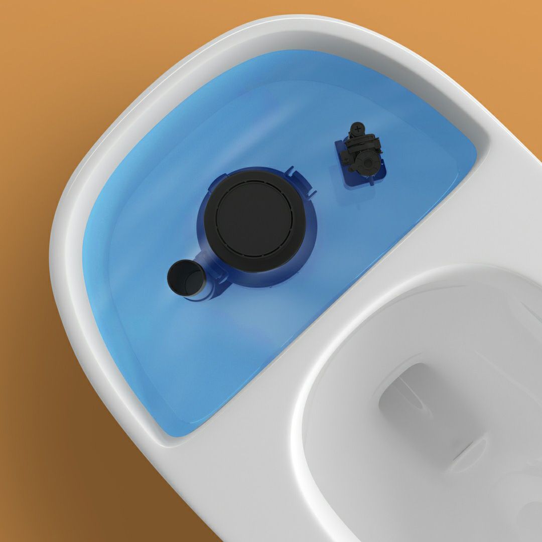 Modern Floor Mount Urine Toilet One Piece Toilet Bowl with Seat