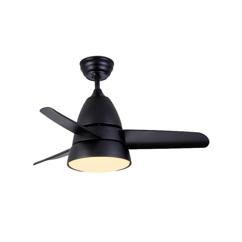 Modern Style Ceiling Fan Lamp Metal 1 Light Ceiling Fan Light for Bedroom
