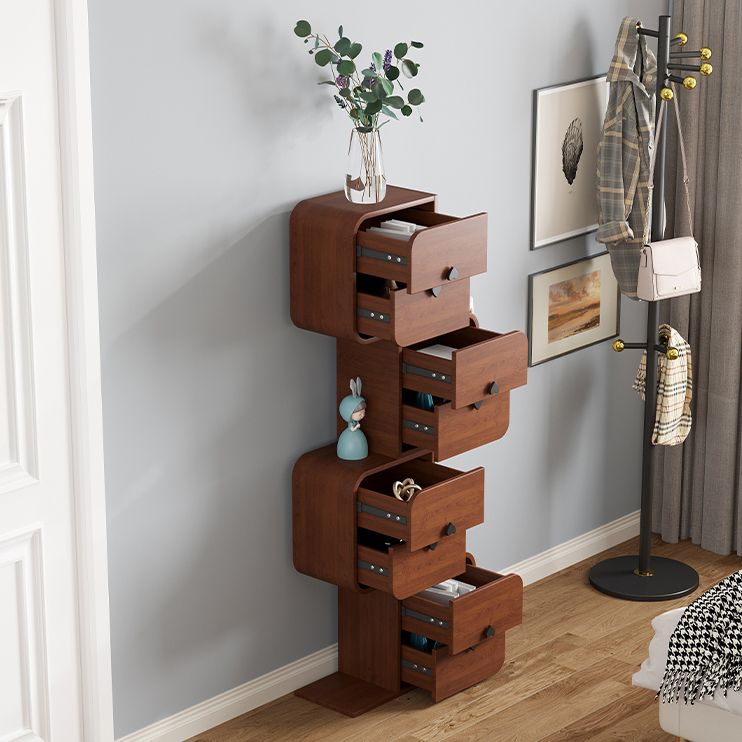 15.6-inch Width Storage Chest Contemporary Dresser with 4/8 Drawers