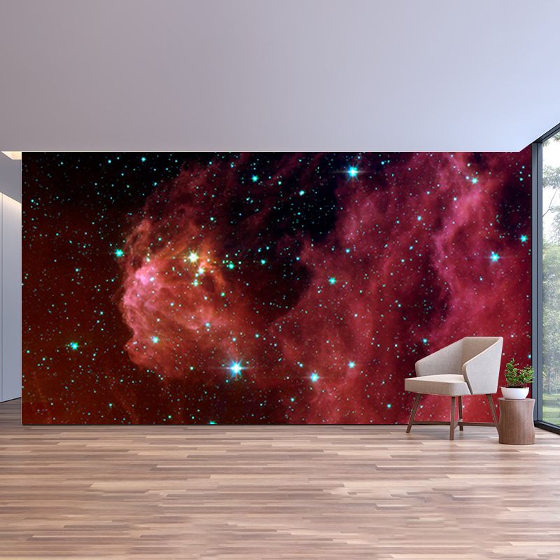 Nebula Mural Modern Photography Wallpaper Sitting Room Wall Mural