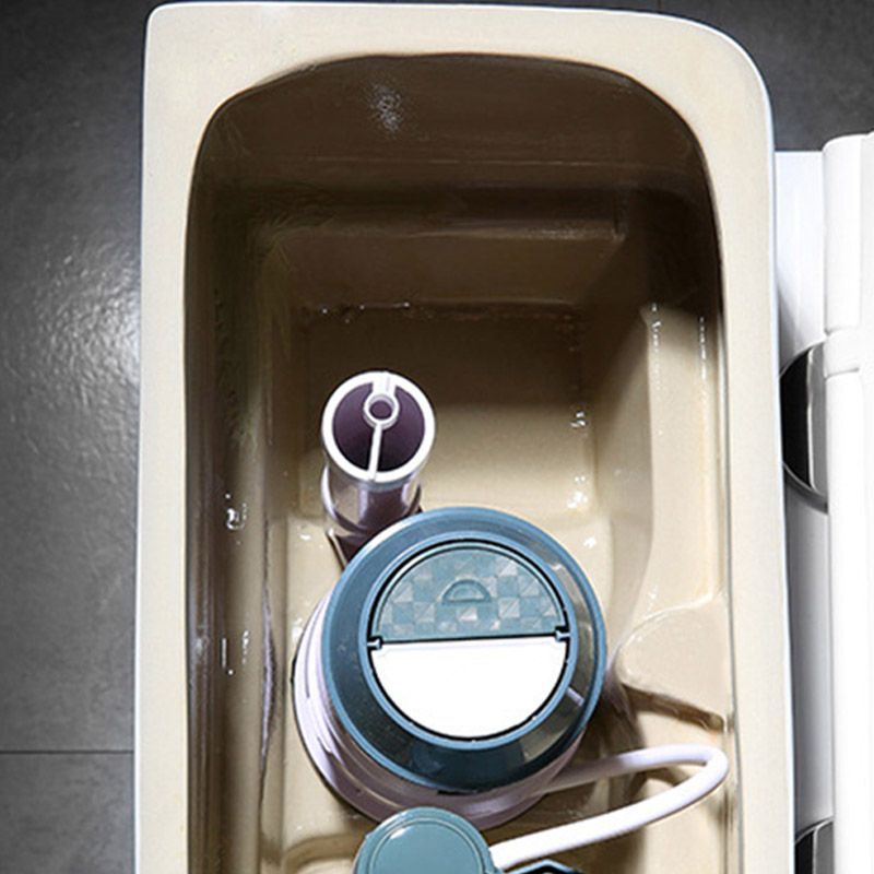 Traditional Cotton White Urine Toilet Siphon Jet Toilet Bowl with Toilet Seat