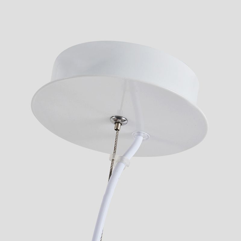 Glazen druppel tint hangende lichten moderne stijl 1 hoofd hangende montage armatuur voor restaurant