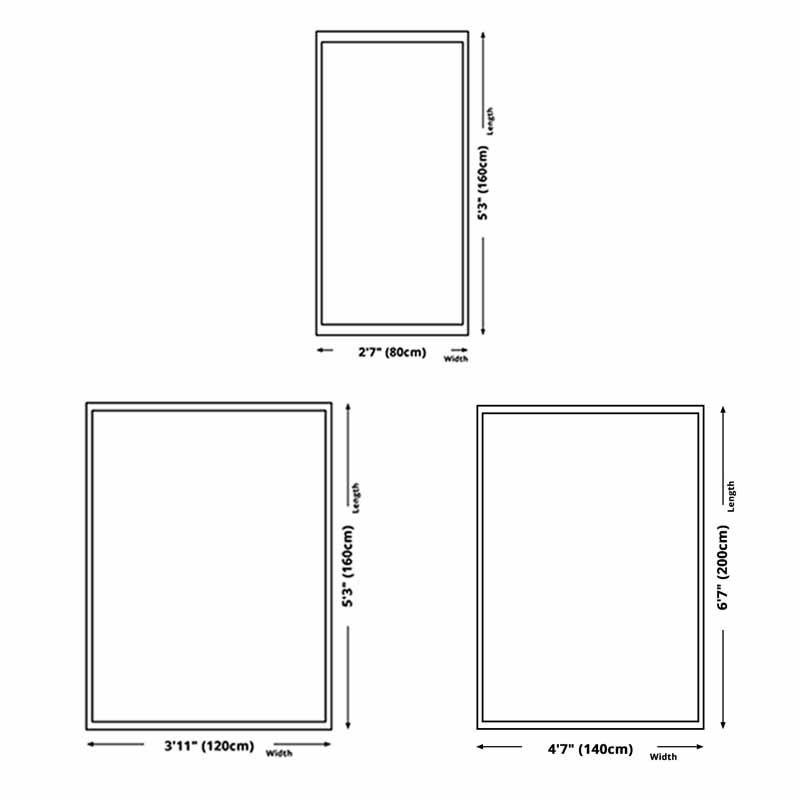 Simplicity Area Carpet Modern Contrast Panel Rug Polyester Stain Resistant Area Rug for Living Room