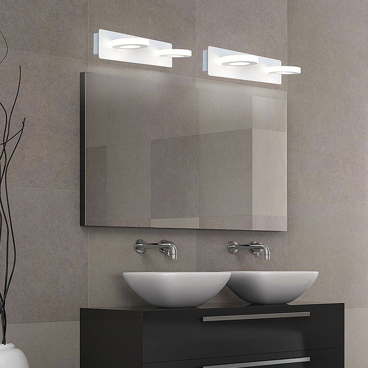 Forma a forma di cerchio Light Freeture Vanity Style Modern Vanity Mirror Light per il bagno