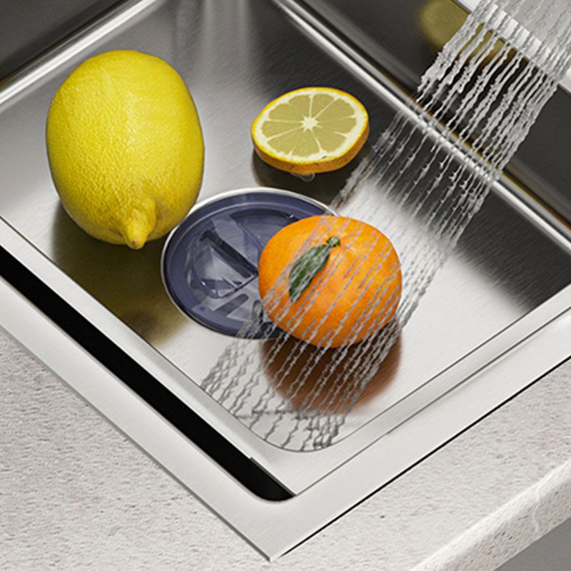 Modern Kitchen Sink Stainless Rectangular Kitchen Sink with Faucet