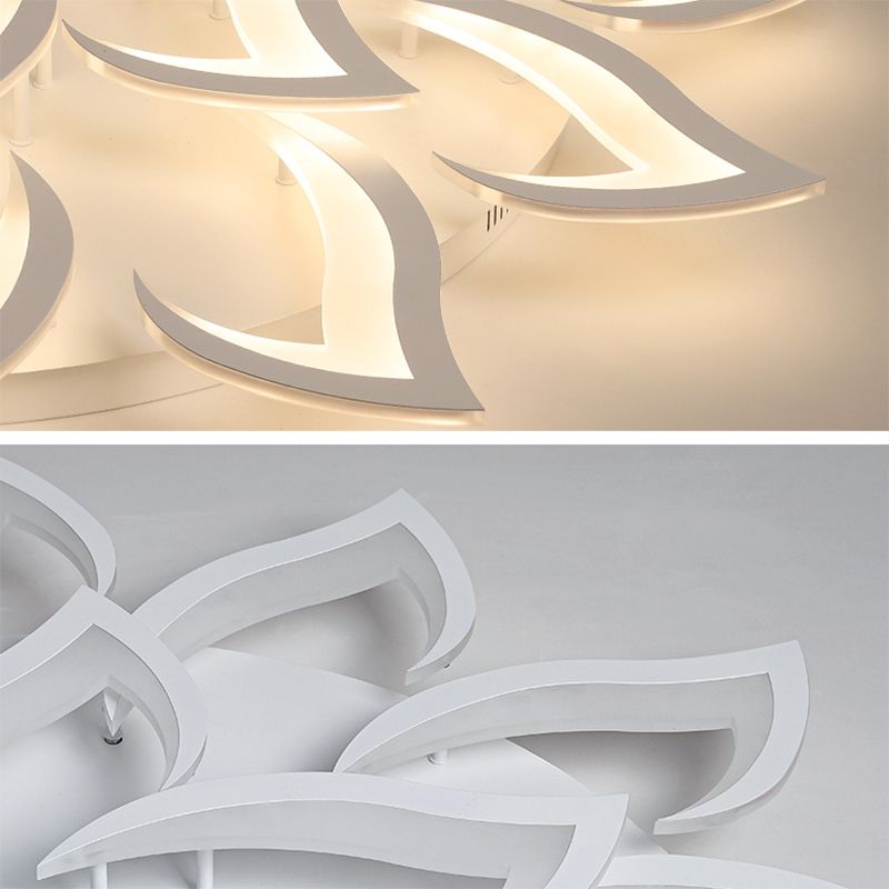Modern Unique Shape Ceiling Mount Light Fixture Ceiling Mounted Light in White