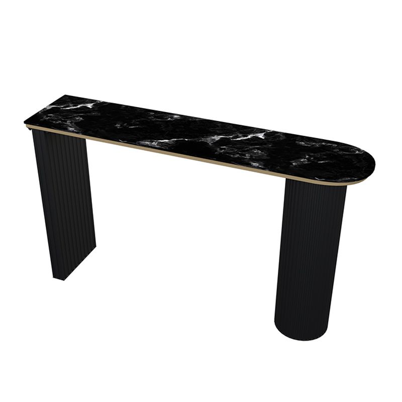 1/2/5 Pieces Modern Pub Table Set Irregular Shape Sintered Stone Top Counter Table Set