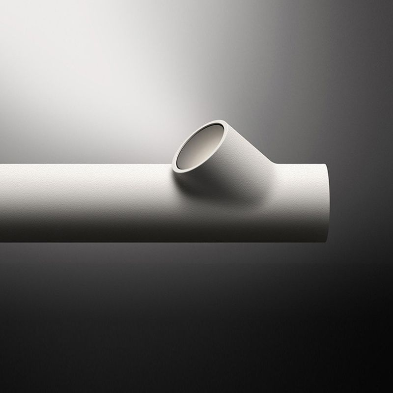 Modernism Style Single Wall Mounted Sconce Unique Wall Light in Black/White Finish