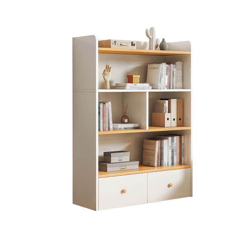 Scaffali di libreria standard moderni chiusi libreria con cassetto in legno ingegnerizzato