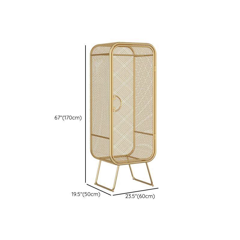 Contemporary Wardrobe Closet Metal Wardrobe Cabinet for Bedroom