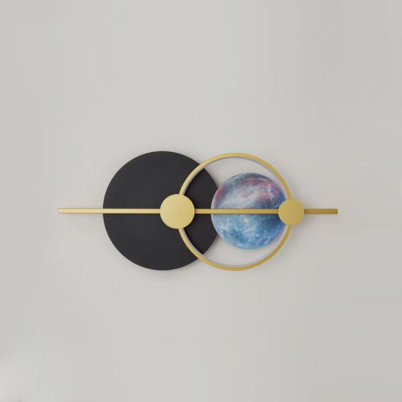 Sala de estar Fondo de pared Splique Nordic Style Circular LED Mural Wall Light