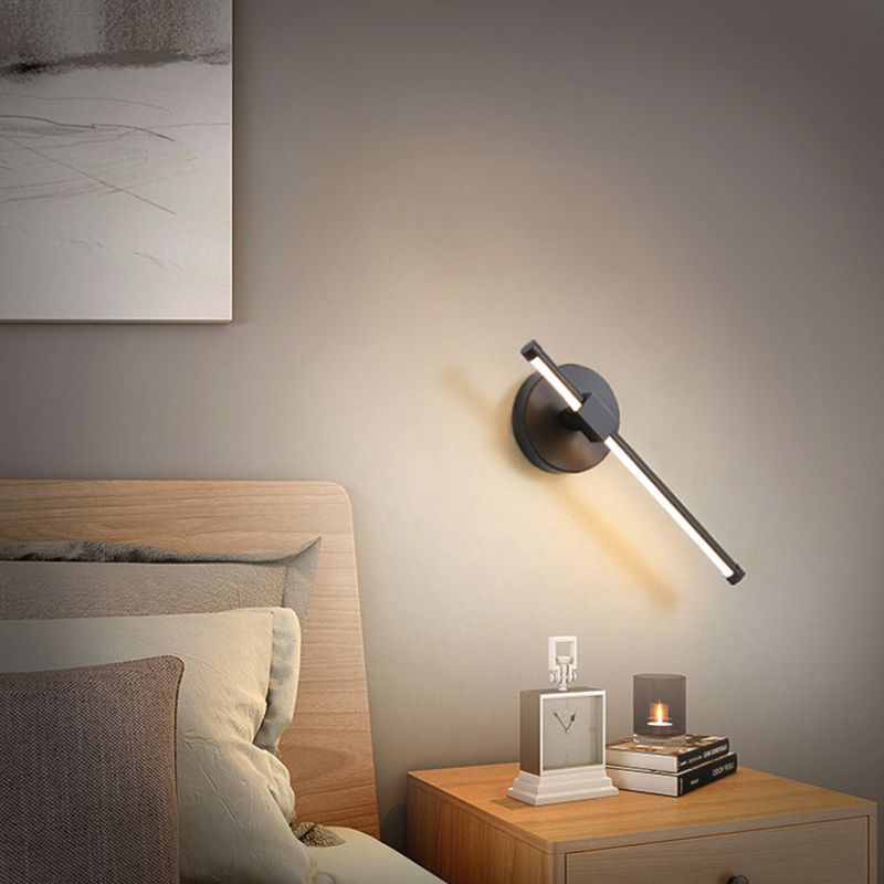 Moderne Metallwandleuchte Form rotatierbarer LED -Wandleuchten für Schlafzimmer