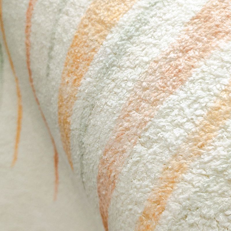 Light Pink Casual Rug Polyester Color Block Rug Washable Indoor Rug for Living Room