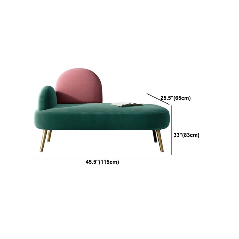 Contemporary Round Arm Sofa Tight BackCamel Back Standard Sofa