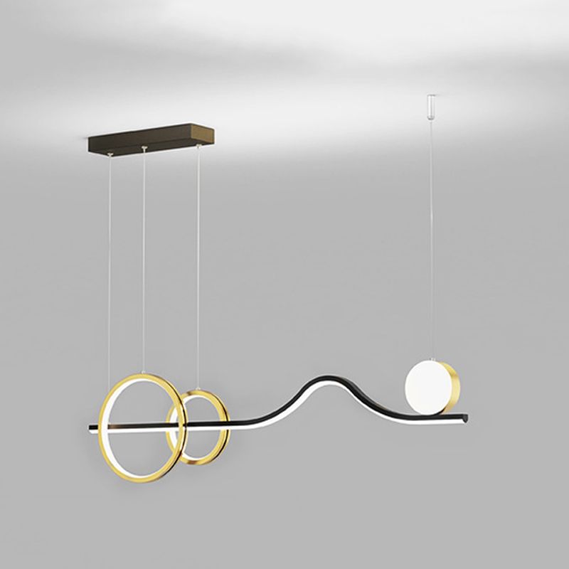 Modern Hanging Ceiling Light 4 Light Pendant Lighting Fixtures for Dining Room