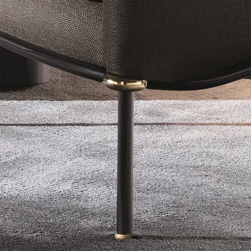 29.52" Wide Barrel Chair Arms Included Barrel Accent Chair with Basic Four Leg