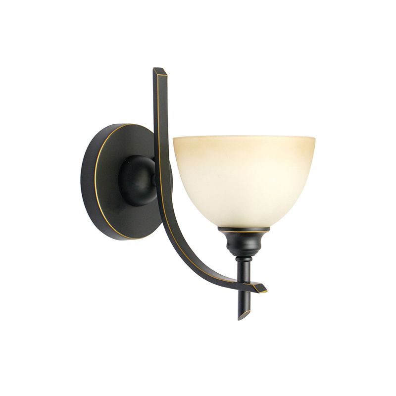 Geometric Shape Glass Vanity Sconce Light Modern Vanity Mirror Lights in Black