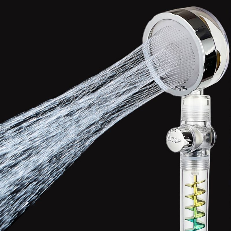 Modern Bathroom Shower Head Plastic Handheld Shower Head with Adjustable Water Flow