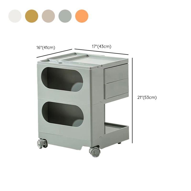 Modern Accent Side Table Square Metal Living Room Corner Table