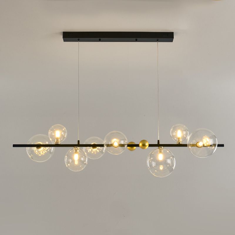 8 Lichtkugel Island Leuchten zeitgenössische Glasanhänger -Leuchten