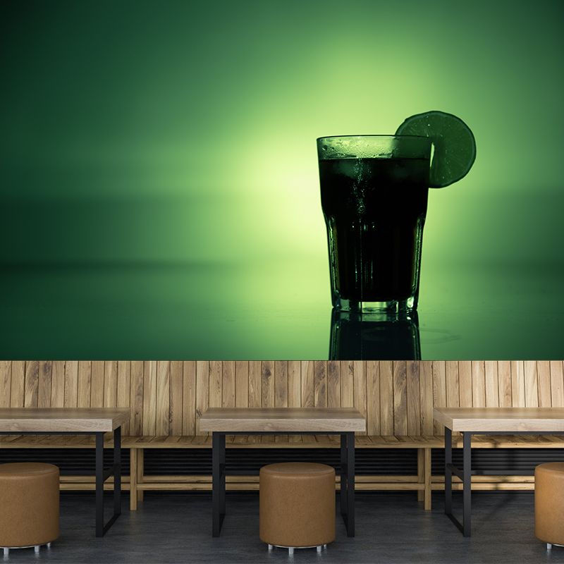 Wine Full Size Waterproofing Contemporary Wall Covering for Wine Bar, Custom Size Available