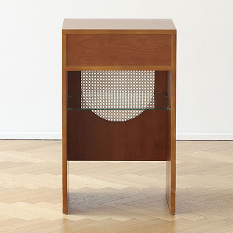 Wood Modern 33" Tall Soft Close Drawers Accent Cabinet with Doors