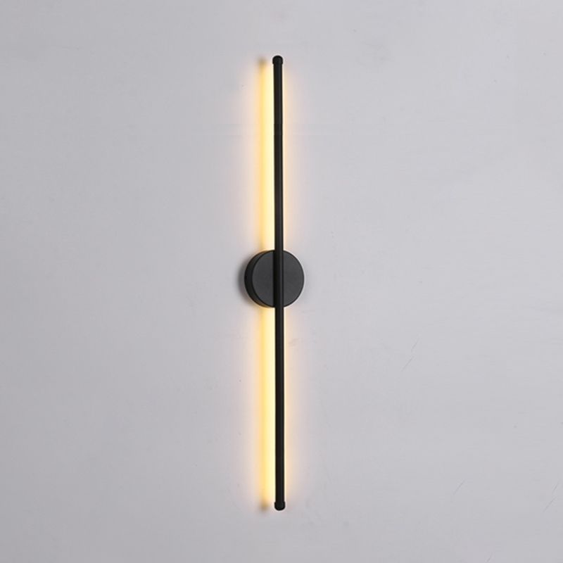Lineare Form Metall Wandleuchten moderner Stil 2 Leuchten Wandmontageleuchte