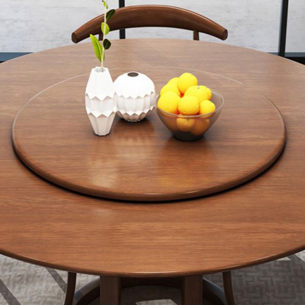 Wood Round Pedestal Dining Table Modern Dining Room Kitchen Home Furniture