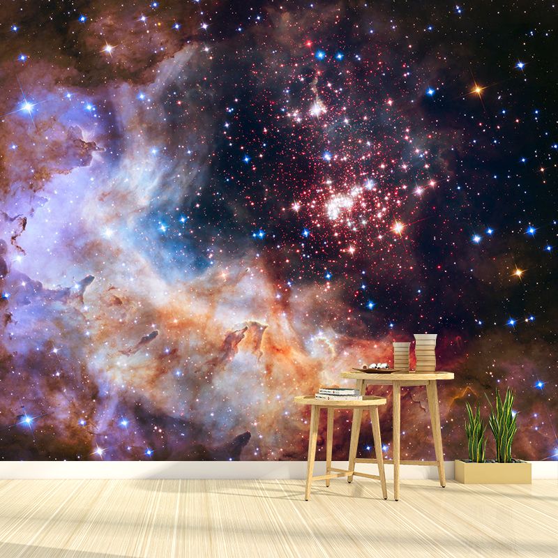 Iluminant Nebula Wall Mural Decal for Living Room Decor Natural Scenery Wall Art, Made to Measure