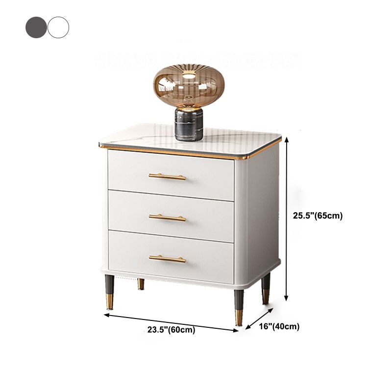 Contemporary Wood Accent Chest with Straight Legs 15.74" Wide Chest