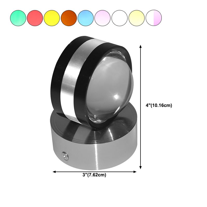 Contemporary Style Geometric Wall Lighting Metal 2 Lights Wall Sconces