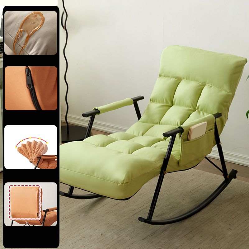 Single Sofa Rocking Chair Indoor Modern Simple Style Rocking