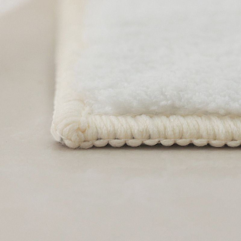 Dark Brown Modern Rug Polyester Color Piece Rug Washable Rug for Living Room