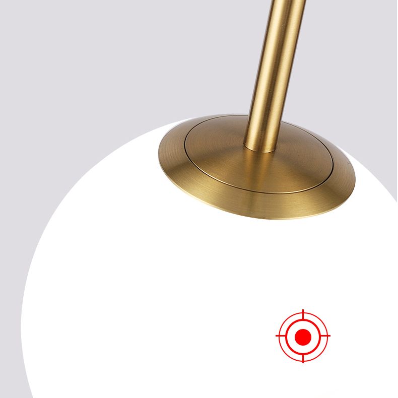 Modern Style Spherical Shape Hanging Light Glass 1 Light Hanging Light Fixture