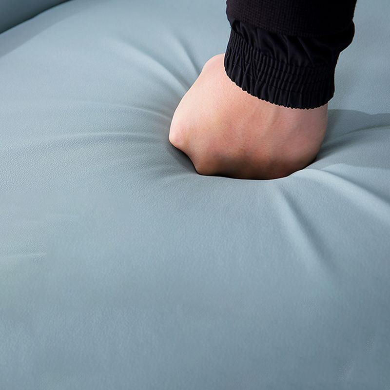 Glam Faux Leather Dining Chairs Metal Arm Dining Room Chairs for Restaurant Use