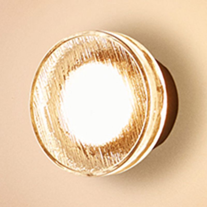 Simple Round Wall Sconce Waterproof LED Sconce Light Fixture