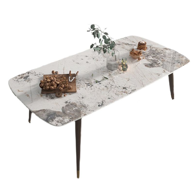 Sintered Stone Home Dining Table Modern Dining Room Table with 4 Legs