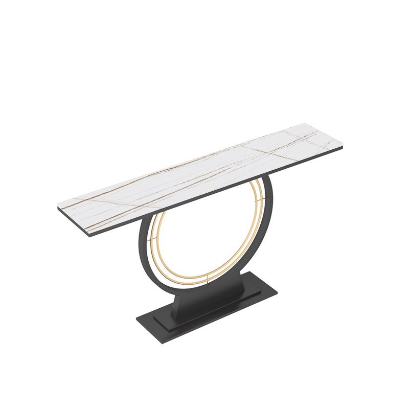 11.8" W Slate Console Scratch Resistant Contemporary Sofa Console Table