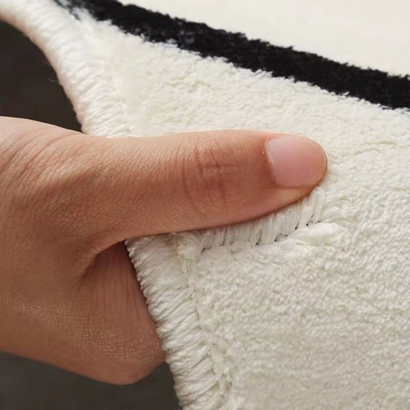 Light Brown Casual Rug Polyester Novelty Rug Washable Rug for Living Room