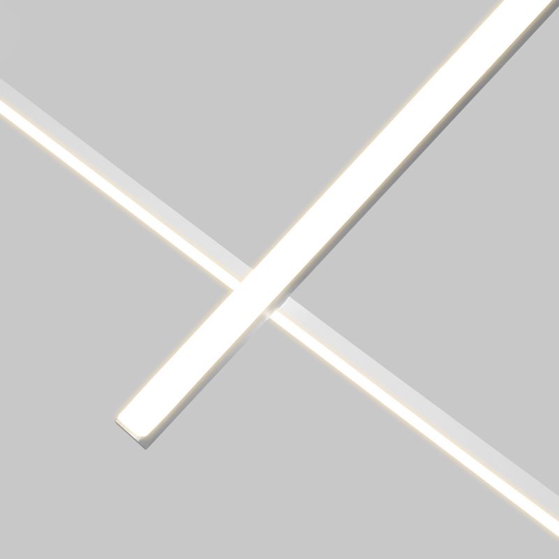 Modern Style LED Pendant Light Long Strip Island Light for Dining Room