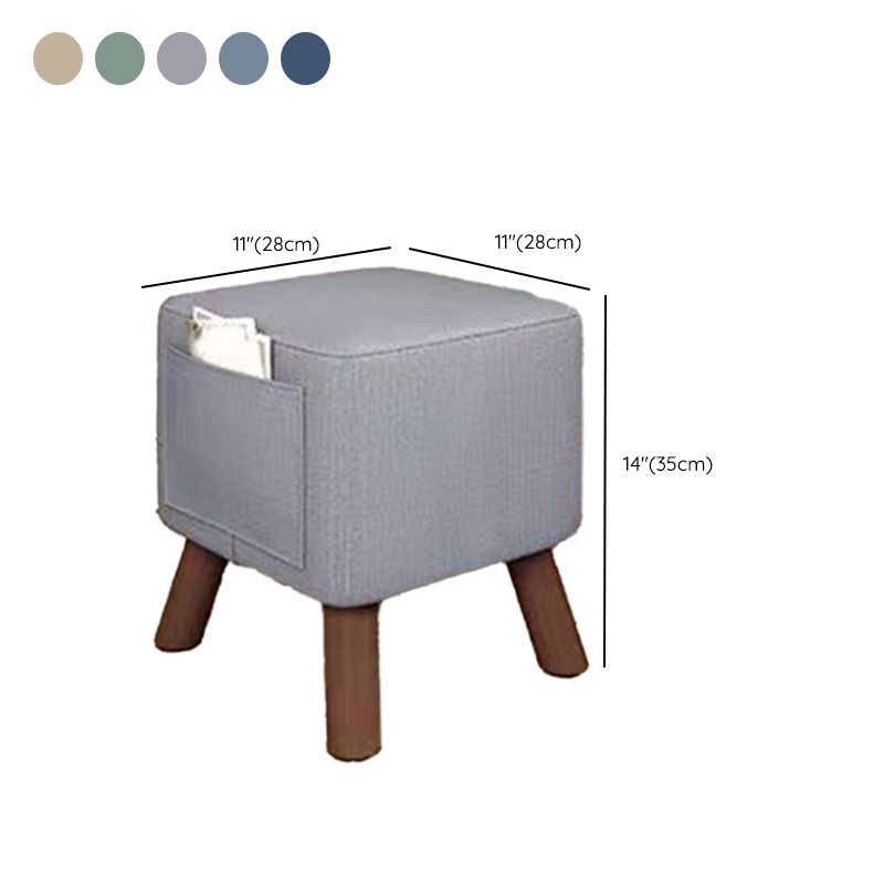 Modern Square Standard Pure Color Water Resistant Standard for Living Room