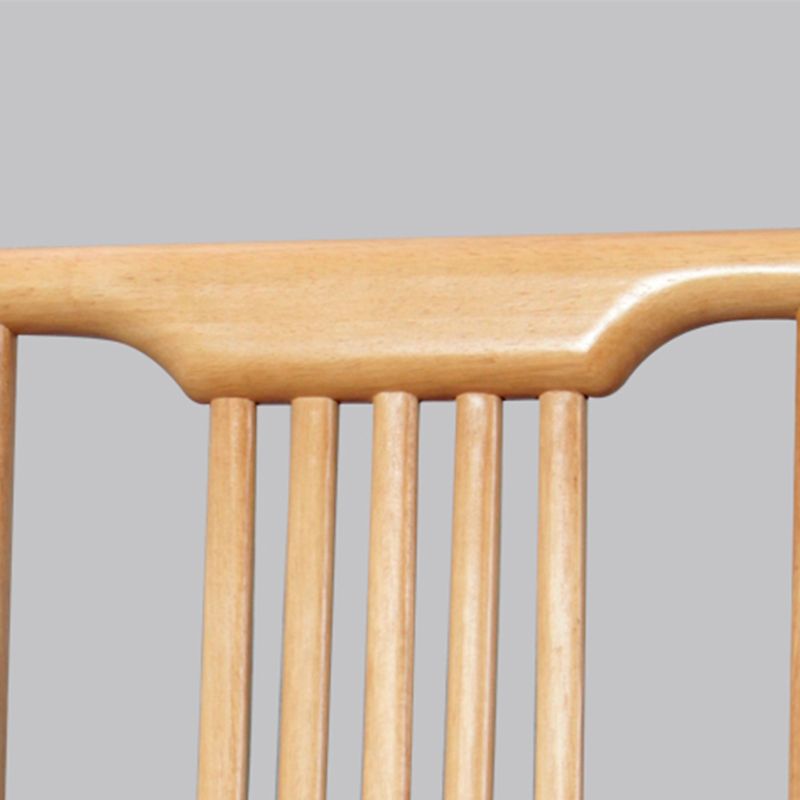 Chaises de salle à manger traditionnelles en bois massif, chaise latérale à dossier à lattes pour la maison