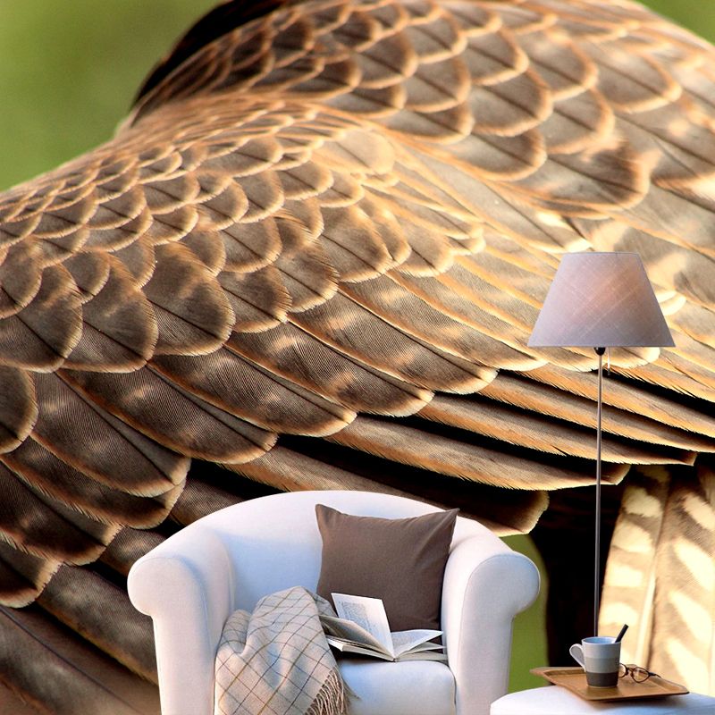 Feather Removable Wall Mural for Sitting Room, Customized Size Available