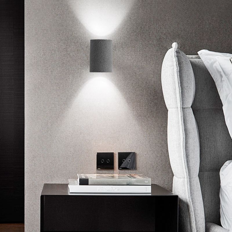 Wohnzimmer ein Kopfwandleuchten moderne Zementwandmontageleuchte