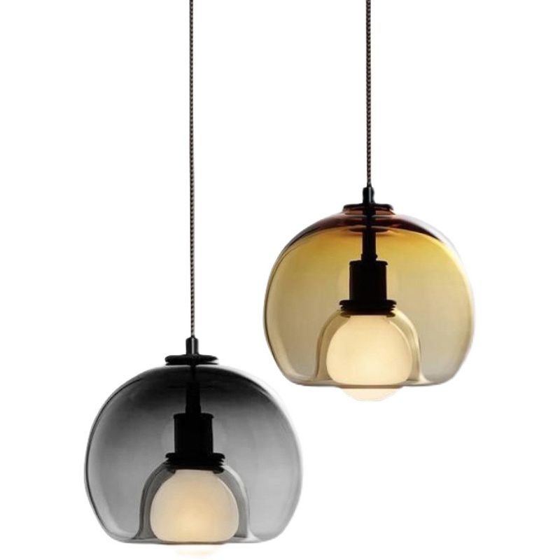 Minimalistischer Innenheizanhänger, klares Glas 1-Licht-Anhängerbeleuchtung für Innenräume