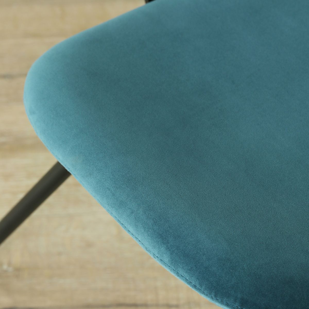 Contemporary Kitchen Side Chair Velvet Armless Dining Chairs