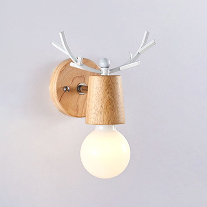 Nordic Style Iron Vanity Light Antler Shape Vanity Lamp for Living Room