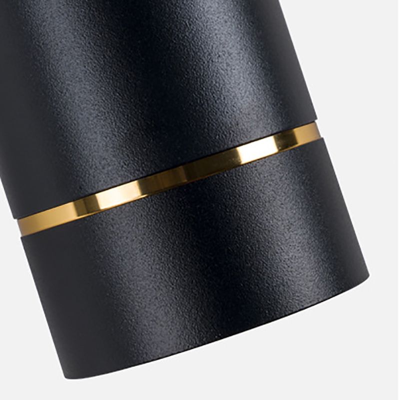 2 Lights Cylinder Wall Lights Modern Style Metal Wall Lighting Fixtures